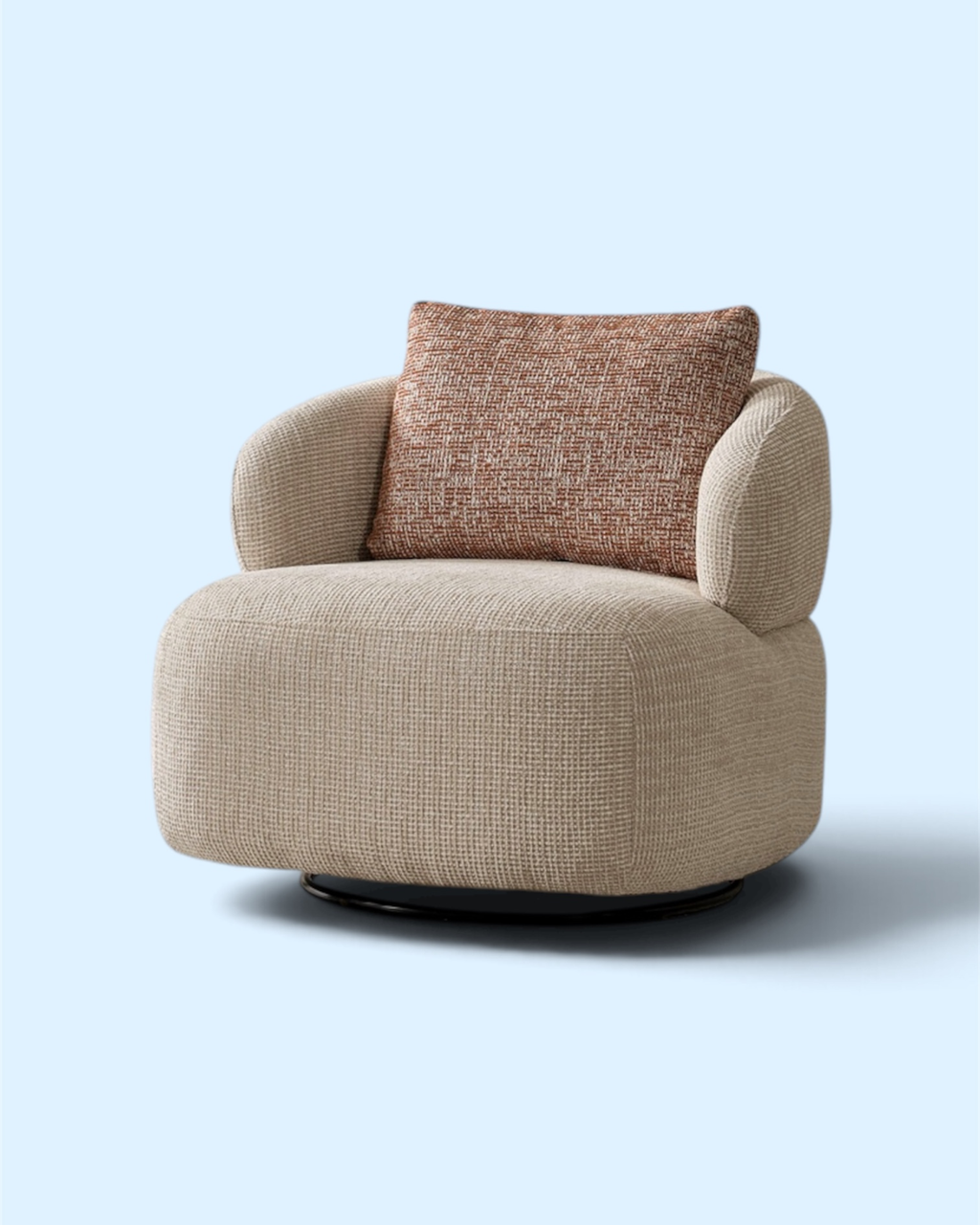 Defne Drehsessel – Modernes Design mit 360°-Drehfunktion