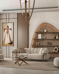 Defne 3-Sitzer Sofa – Modulares Sofa mit Schlaffunktion und flexiblem Beistelltisch