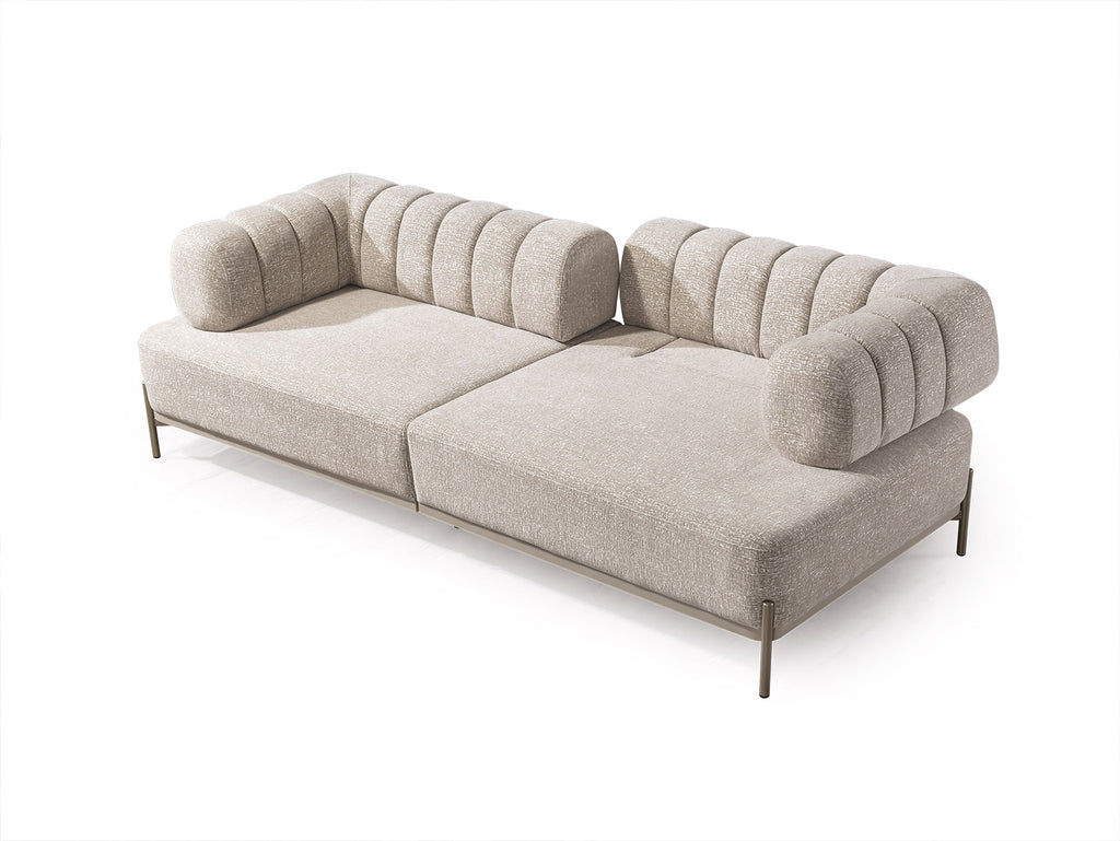 Madrid Sofa Set – Modernes Sofa mit Schlaffunktion und integriertem Beistelltisch
