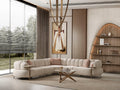 Ecksofa Defne mit integrierten Beistelltischen, 310x310cm